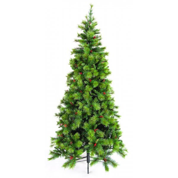Χριστουγεννιάτικο Δέντρο Beacon με Κουκουνάρια και Γκι (2,10m)